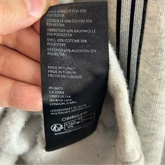 Maeve by Anthropologie Ming Gray Sweatshirt with Striped Accents Size XL - Picture 7 of 9